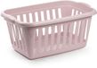 Plasticforte Panier à linge - Rose - Plastique - 40 litres