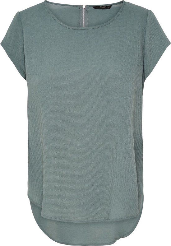 ONLY ONLVIC S/S SOLID TOP NOOS Dames T-shirt - Maat 38 - Groen