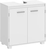 Homcom Badkamermeubel - MDF - 60L x 30B x 60H cm - Wit