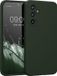 kwmobile telefoonhoesje geschikt voor Samsung Galaxy A54 5G - TPU backcover met siliconen coating - Smartphone case in donkergroen mat