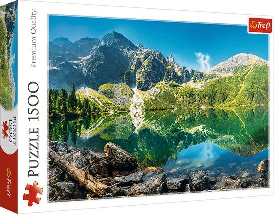 Trefl Puzzel 1500 stukjes - Morskie Oko meer, Tatra, Polen - Unisex