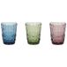 Tognana Madame, Set van 3 glazen cc 230, glas, meerkleurig