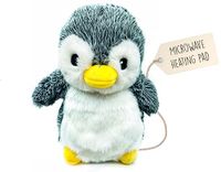 Thermische pluche dieren (23 cm), magnetronzaden, pluche, magnetron, thermisch pluche babydier, pinguïn pluche knuffeldier voor koliek pluche om te slapen, uitneembare zaadzak
