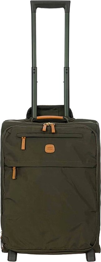 Brics Handbagage Zachte Koffer / Trolley / Reiskoffer - 50 x 39 x 22/23,5 cm - XTravel - Groen
