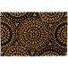 Paillasson en fibre de coco Mandala 60 cm