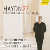 Intégrale Hänssler Classic Haydn: 27 - Symphonies Nos. 3, 33, 108 & 14 (CD)