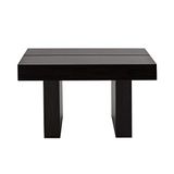 TemaHome Houten honingraatpaneel, Tokyo bijzettafel met wengé beukenfineer, zwart, 62 x 62 x 35 cm, zwart