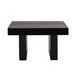 TemaHome Houten honingraatpaneel, Tokyo bijzettafel met wengé beukenfineer, zwart, 62 x 62 x 35 cm, zwart