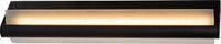Lucide WANDA - Wandlamp Badkamer - LED - 1x15W 3000K - IP44 - Zwart