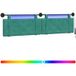 Maison Exclusive Tête de lit suspendue avec lumière LED turquoise velours