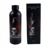 Gothica Thermosfles 500ml - Zwart Metaal met Schedel Design