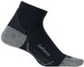 Feetures PF Relief - Ultra Light - Quarter Black - Absorbant l'humidité - Taille 38-42 - Femmes - Colorblock - Mi-haute - Polyester