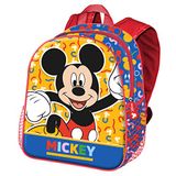 Mickey Mouse Oh Boy-Basic Rugzak, Rood