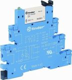 Finder 38.51.7.024.0050 Module de relais Tension nominale : 24 V/DC Courant de commutation (max.) : 6 A 1x contact inverseur 1 pièce(s)