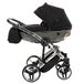 Ts Panda Ts Kinderwagenset, combikinderwagen met buggy-opzetstuk en babybadje, 2-in-1, 3-in-1 babywagen, babychale accessoires, zwart, 2-in-1-2 functies