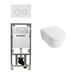 Villeroy & Boch Subway 2.0 Inbouwset met wandclosetpot wit soft close zitting afdekplaat sigma20 wit