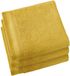 De Witte Lietaer Handdoeken Contessa, Golden Yellow - 50 x 100 cm - 3 stuks - Katoen
