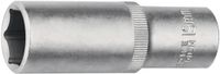 Promat Dopsleutel 1/2" zeskant - lang - metrisch - 13mm