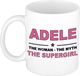Bellatio Decorations naam cadeau mok - Adele - Woman Myth Supergirl - koffiemok - 300 ml - collega - moederdag