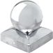 GAH Alberts Paalkap Metaal Zilver 90 mm