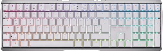 Cherry CHERRY MX 3.0S Wireless RGB Toetsenbord Gamen RF-draadloos + Bluetooth QWERTZ Duits Wit