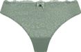 Hunkemöller Dames Lingerie String Marine - Groen - maat S