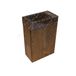 Saniclass Holz Pure Ensemble de meubles de toilette - 40x60.5cm - 1 porte - lavabo dark emporador - trou de robinet à droite - chêne charcoal
