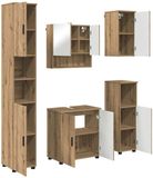 vidaXL Badkamermeubel Set 5 stuks Artisan Eiken 61 x 35 x 64 cm