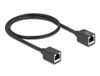 Delock 90324 Netwerkkabel Zwart 0,5 m Cat6a S/FTP Rond