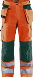 Blåkläder Werkbroek High Vis met ventilatie 1565-1811 - High Vis Oranje/Groen - C56