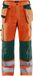 Blåkläder Werkbroek High Vis met ventilatie 1565-1811 - High Vis Oranje/Groen - C56
