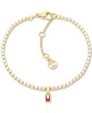 Tommy Hilfiger TH Tennis Collection damesarmband met fonkelende stenen