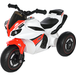 Moto Porteur Enfant Rouge Et Blanc Avec Sons Et Lumières