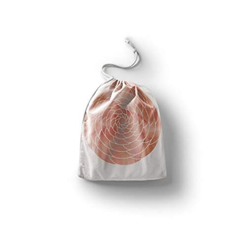 Bonamaison Bedrukte katoenen tas met trekkoord - 20 x 30 cm