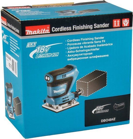 Makita DBO484Z Accu Handpalm Vlakschuurmachine 18V | Body