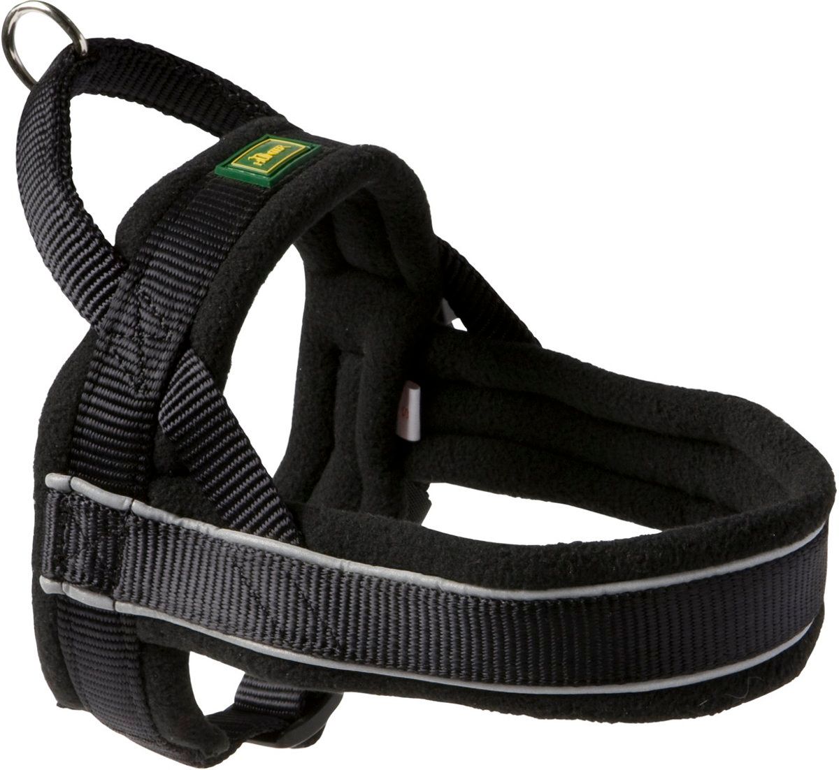 Hunter Harnas Norweger Racing Nylon - Large - Zwart/Zwart