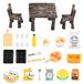 Merkloos Solidchoice - Miniatuur Keukenaccessoires voor Poppenhuis