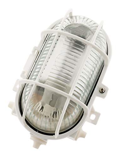 Elexity Electrolux 141011 Bulspoort ovaal, voor buiten, 5 W, IP44, met ledlamp, transparant