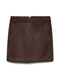 VERO MODA VMDONNADINA SHORT SKIRT GA NOOS - Dames - Rokken - M - Polyester/Elastaan - Kort - Coffee Bean