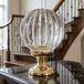 Ouvre&déco Finial d'escalier Boule Cristal Transparent, Bol Cristal Orange