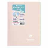 Clairefontaine 376778C, Muntkleur, Roze, A4, 160 vel, 90 g/m², Gelijnd papier, Hardcover
