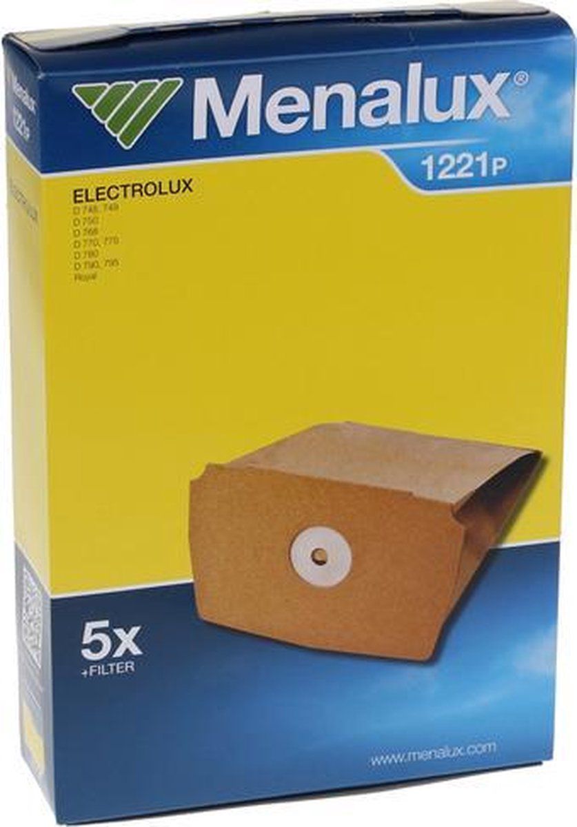 Electrolux 1221 P Stofzakken (5 stuks)