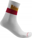 CASTELLI Blok 15 Sokken, Unisex, Maat 44-46, Wit, Polyester