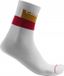CASTELLI Blok 15 Sokken, Unisex, Maat 44-46, Wit, Polyester