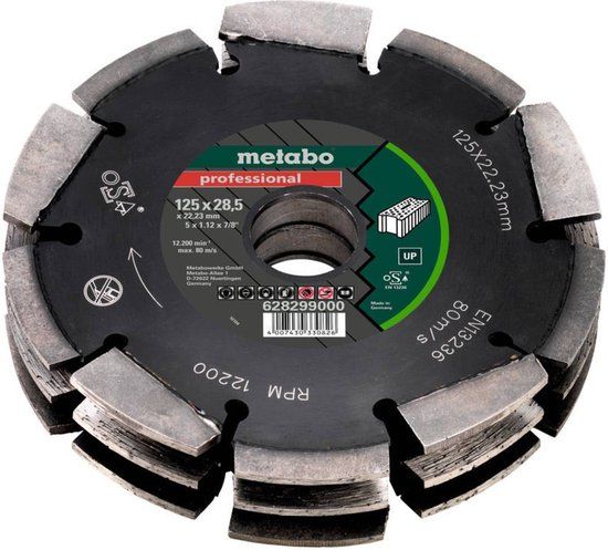 Metabo 628299000 Schijffrees Hardmetaal - 1 stuks