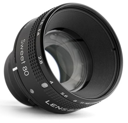 Lensbaby SWEET 80 - Cameralens - Zwart