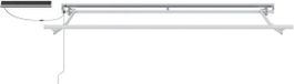vidaXL Parasol électrique solaire 3 x 2,5 m anthracite