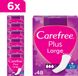 Carefree Plus Large inlegkruisjes - met ultieme verbeterde kern - frisse geur - absorptiegraad drie - extra breed - 6 x 48 Stuks