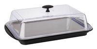 APS-Germany® Serveerschaal - Incl. 2 Koelelementen - Serveerset - Met Deksel - Gekoeld - Zwart - Rechthoek - 43cm
