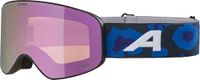 ALPINA FERNIE Q-LITE - gespiegelde, contrastversterkende OTG skibril met 100% uv-bescherming voor kinderen - montuurmaat XS